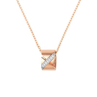 [Luxe jewelry]LIENS EVIDENCE DIAMOND NECKLACE
