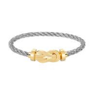 [Luxe jewelry]CHANCE LARGE 8 FIGURE BUCKLE NO DIAMOND BRACELET GOLD