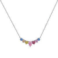 [Luxe jewelry]Dainty Colorful Heart Necklace