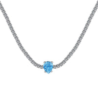 [Luxe jewelry]1.0 carat Unique Pear Cut Tennis Necklace