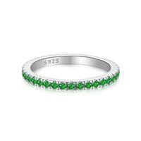 [Luxe jewelry]Delicate Sparkling Round Cut Daily Ring