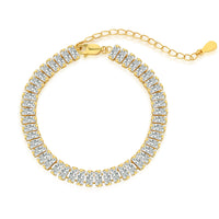 [Luxe jewelry]Exquisite Emerald Cut Daily Bracelet