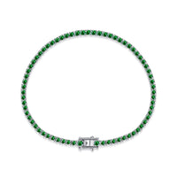 [Luxe jewelry]Dazzling Colorful Round Cut Daily Bracelet