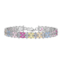 [Luxe jewelry]Delicate Colorful Multi Cut Party Bracelet