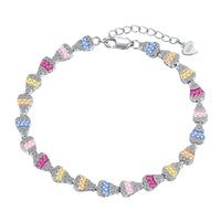 [Luxe jewelry]Radiant Water Drop Shape Daily Bracelet