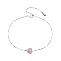 [Luxe jewelry]Heart-Shaped Gentle and Versatile Bracelet