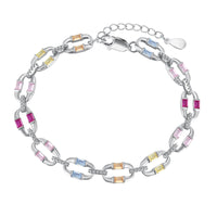 [Luxe jewelry]Dazzling Colorful Daily Bracelet