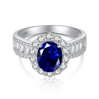 [Luxe jewelry]1.5 Carat Dazzling Charming Oval Cut Banquet Ring