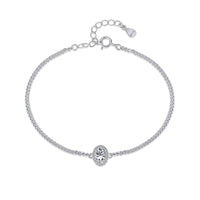 [Luxe jewelry]Exquisite Oval Shape Bracelet