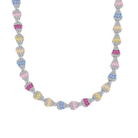 [Luxe jewelry]Radiant Colorful Rainbow Necklace