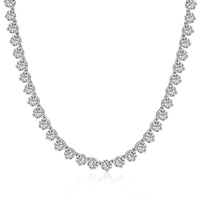 [Luxe jewelry]Ornate Heart Cut Tennis Necklace