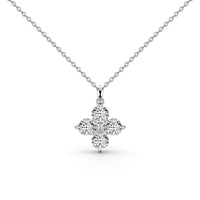 [Luxe jewelry]Four-Leaf Clover And Eight-Pointed Star Necklace