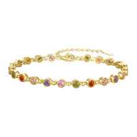 [Luxe jewelry]Sparkling Exquisite Round Cut Party Bracelet