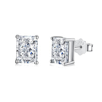 [Luxe jewelry]Radiant Luxurious Princess Cut Daily Earrings