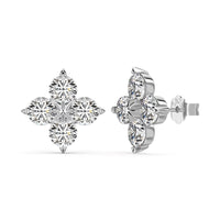 [Luxe jewelry]Four-Leaf Clover Eight-Pointed Star Earrings