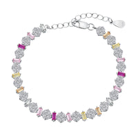 [Luxe jewelry]Radiant Colorful Round Shape Daily Bracelet
