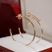 [Luxe jewelry]JUSTE EARRINGS DIAMONDS 1.8MM