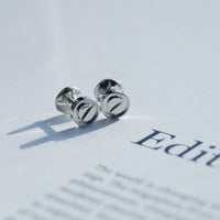 [Luxe jewelry]LOVE EARRINGS SILVER 10MM