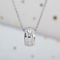 [Luxe jewelry]PARENTESI NECKLACE SILVER