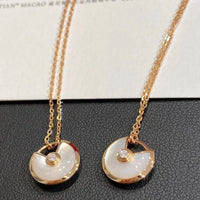 [Luxe jewelry]AMULETTE ROSE GOLD MOP NECKLACE