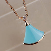 [Luxe jewelry]DREAM NECKLACE TURQUOISE PINK GOLD
