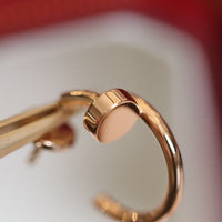 [Luxe jewelry]JUSTE EARRINGS PINK GOLD