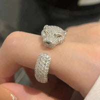 [Luxe jewelry]PANTHERE 5.5MM ALL DIAMOND RING