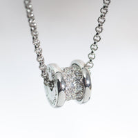 [Luxe jewelry]ZERO 1 SILVER DIAMOND NECKLACE