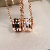 [Luxe jewelry]ZERO 1 FOUR BAND PINK GOLD CERAMIC