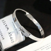 [Luxe jewelry]KELLY SILVER DIAMOND BRACELET
