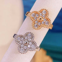 [Luxe jewelry]CLOVER DIAMOND RING