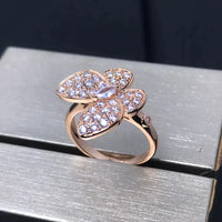 [Luxe jewelry]BUTTERFLY PINK GOLD DIAMOND RING