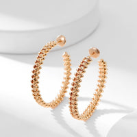 [Luxe jewelry]CLASH HOOP EARRINGS