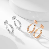 [Luxe jewelry]BEE LOVE DIAMOND HOOP EARRINGS
