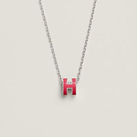 [Luxe jewelry]H NECKLACE PINK