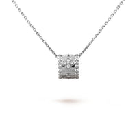 [Luxe jewelry]PERLEE PEDANT SIVLER DIAMOND NECKLACE
