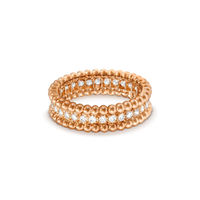 [Luxe jewelry]PERLEE DIAMOND ROSE GOLD RING