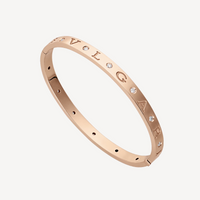 [Luxe jewelry]ZERO 1 PINK GOLD 12 DIAMONDS BRACELET