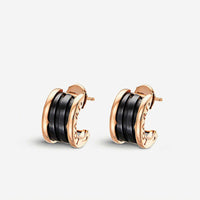 [Luxe jewelry]ZERO 1 PINK GOLD CERAMIC EARRINGS