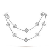 [Luxe jewelry]CLOVER 20 MOTIFS DIAMOND SILVER