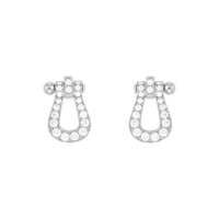 [Luxe jewelry]FORCE 10 FULL DIAMOND STUD EARRINGS MINI MODEL