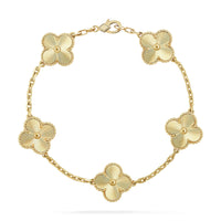 [Luxe jewelry]CLOVER 5 FLOWERS LASER BRACELET