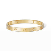 [Luxe jewelry]LOVE BRACELET 6.1MM 4 DIAMONDS