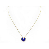 [Luxe jewelry]AMULETTE ROSE GOLD AGATE NECKLACE