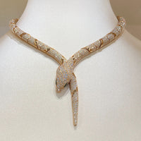 [Luxe jewelry]HAUTE COUTURE GOLD SERPENTI NECKLACE