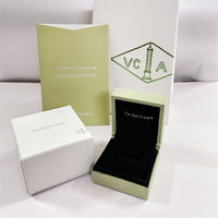 [Luxe jewelry]VA CLOVER BRACELET NECKLACE RING BOX GIFT BAG