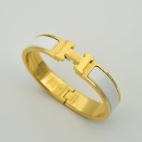 [Luxe jewelry]H WHITE BRACELET