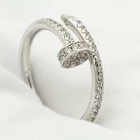 [Luxe jewelry]JUSTE RING 1.8MM SILVER DIAMONDS