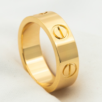 [Luxe jewelry]LOVE RING 5.5MM NO DIAMOND