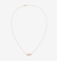 [Luxe jewelry]FORCE 10 DIAMOND PINK GOLD NECKLACE MINI MODEL